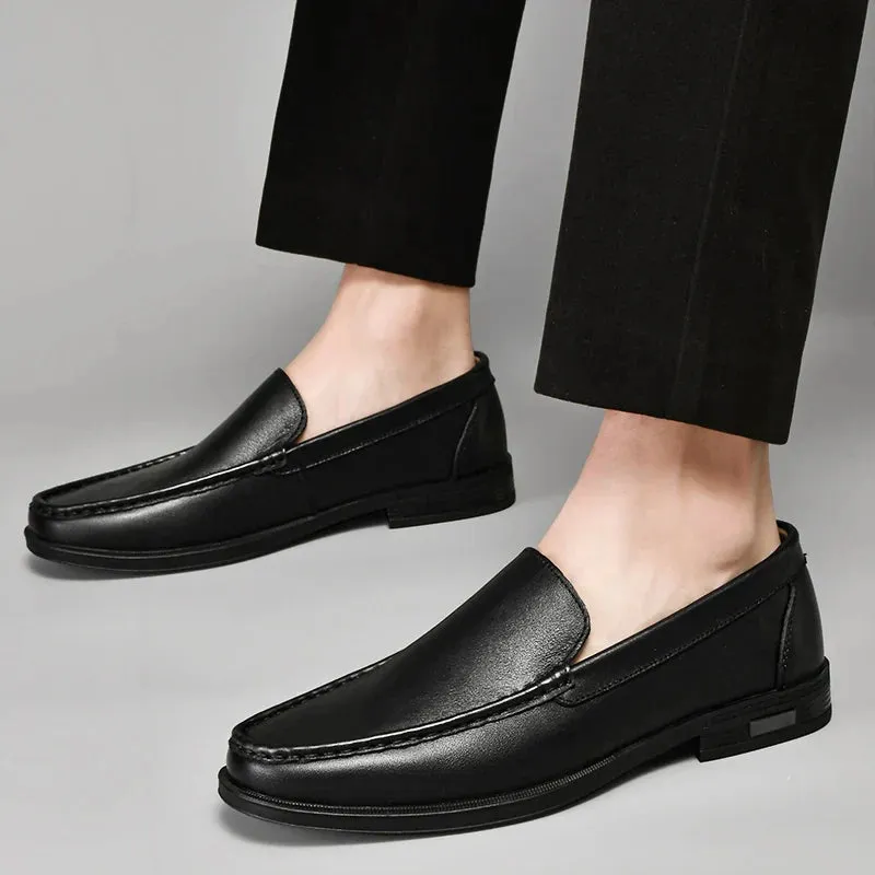 Messina - Classic Leather Loafers