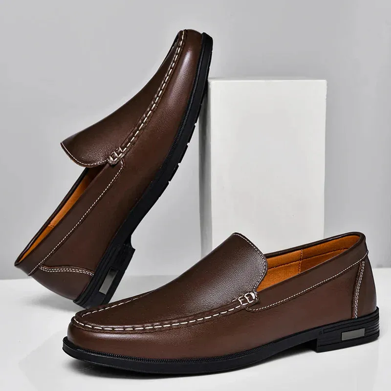 Messina - Classic Leather Loafers