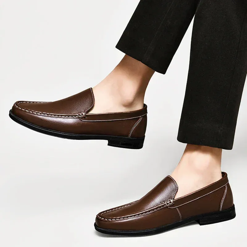 Messina - Classic Leather Loafers