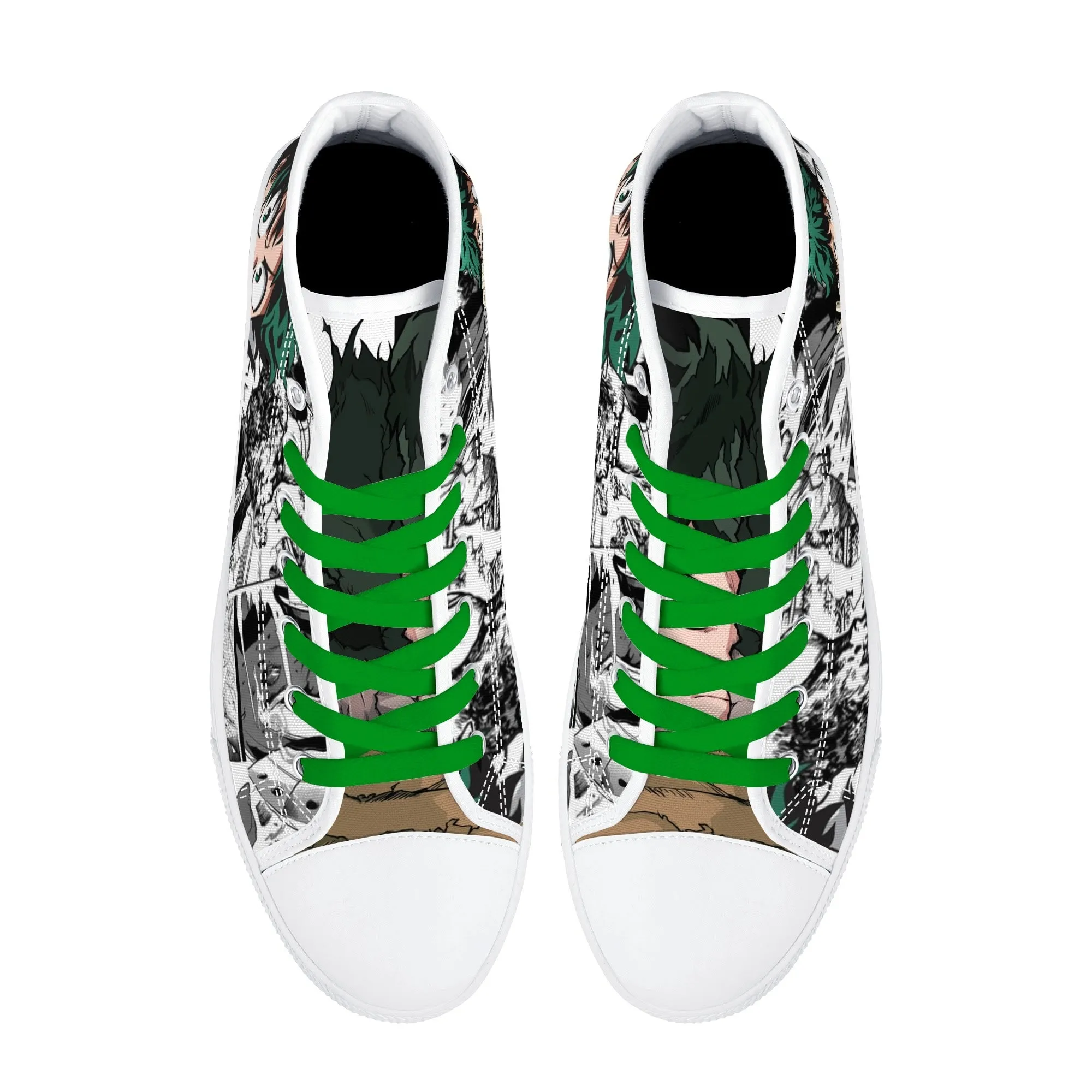 MHA Anime Mens High Top Canvas Shoes