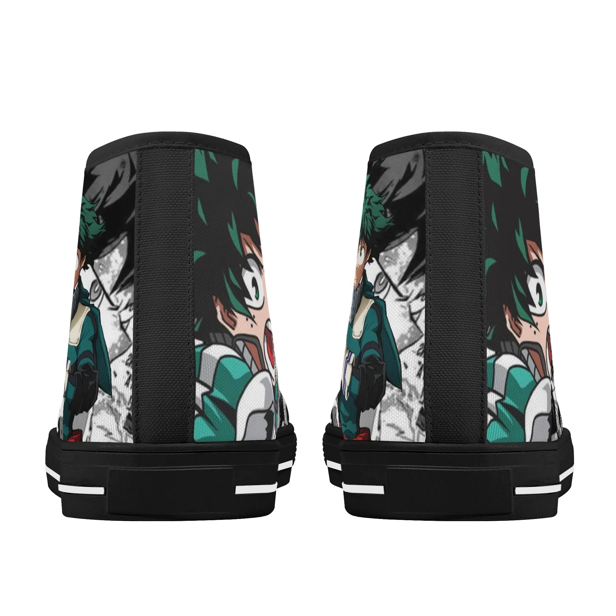 MHA Anime Mens High Top Canvas Shoes