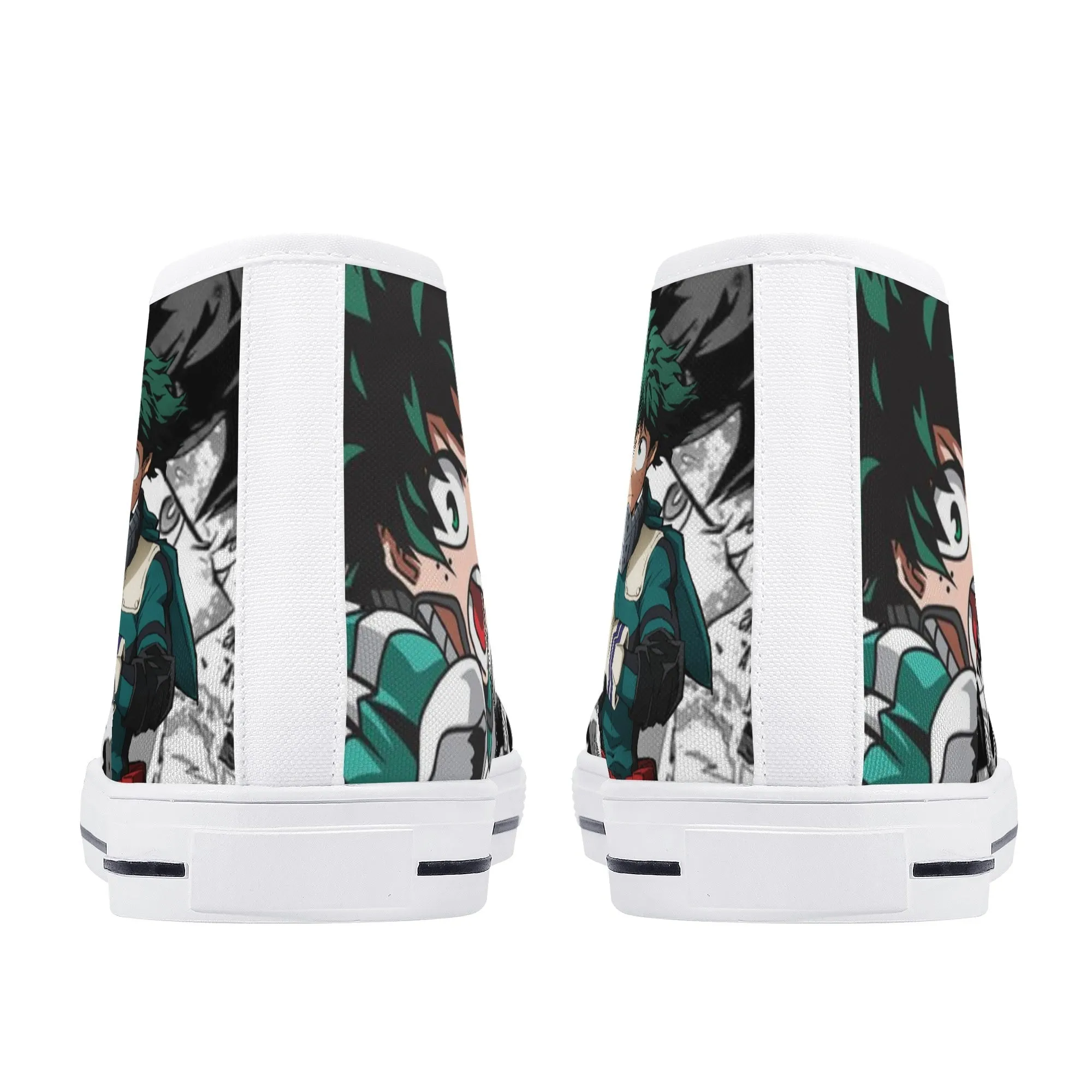 MHA Anime Mens High Top Canvas Shoes