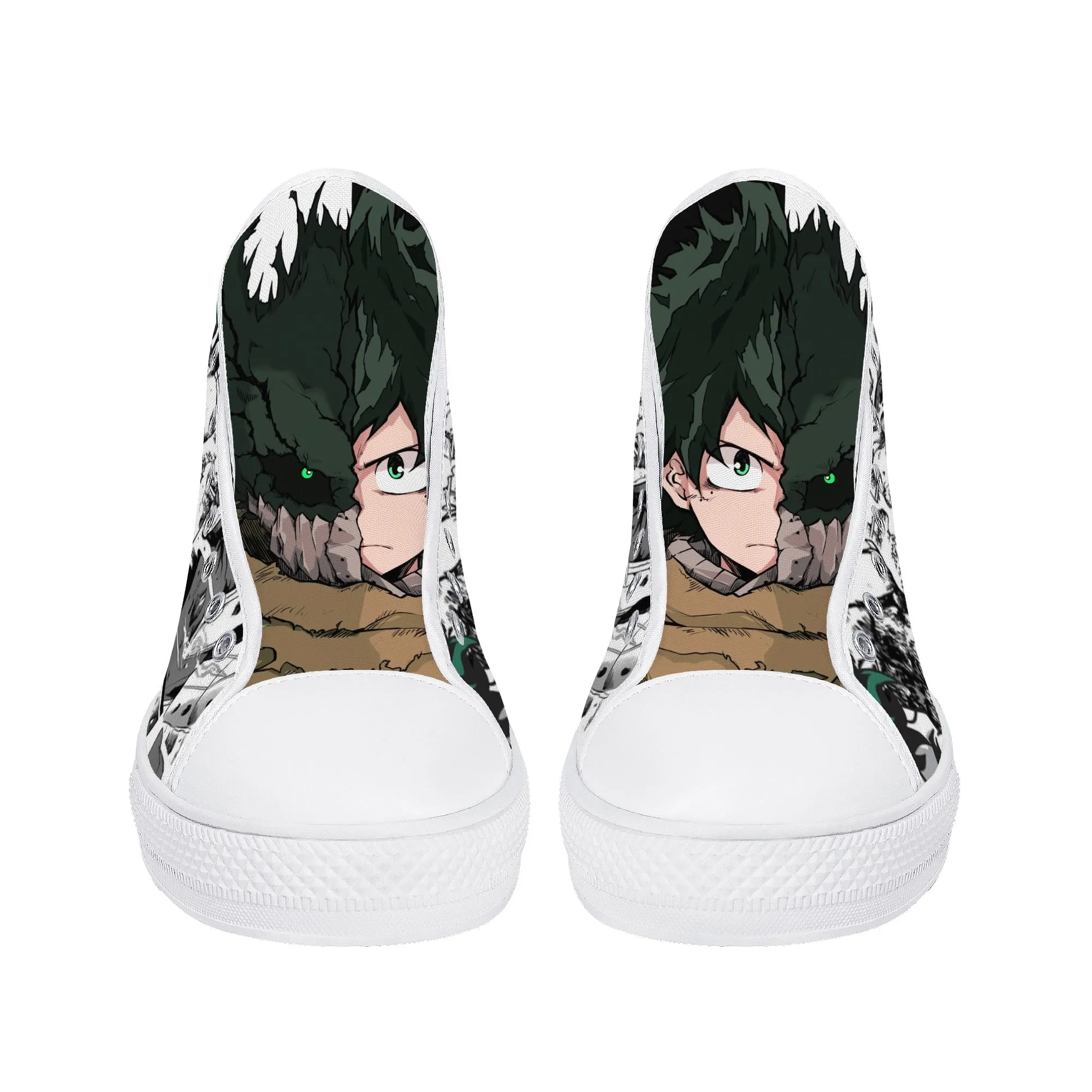 MHA Anime Mens High Top Canvas Shoes