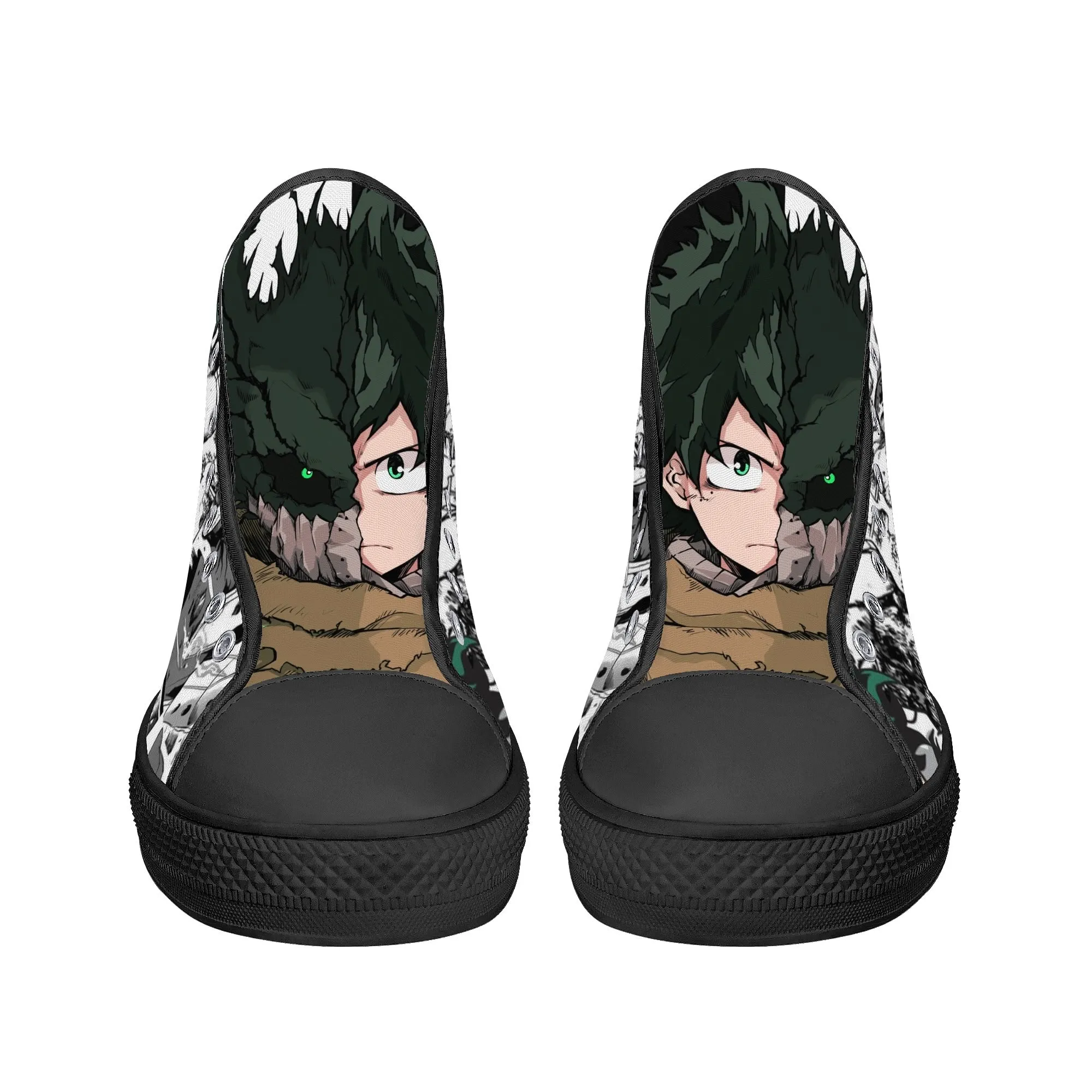 MHA Anime Mens High Top Canvas Shoes