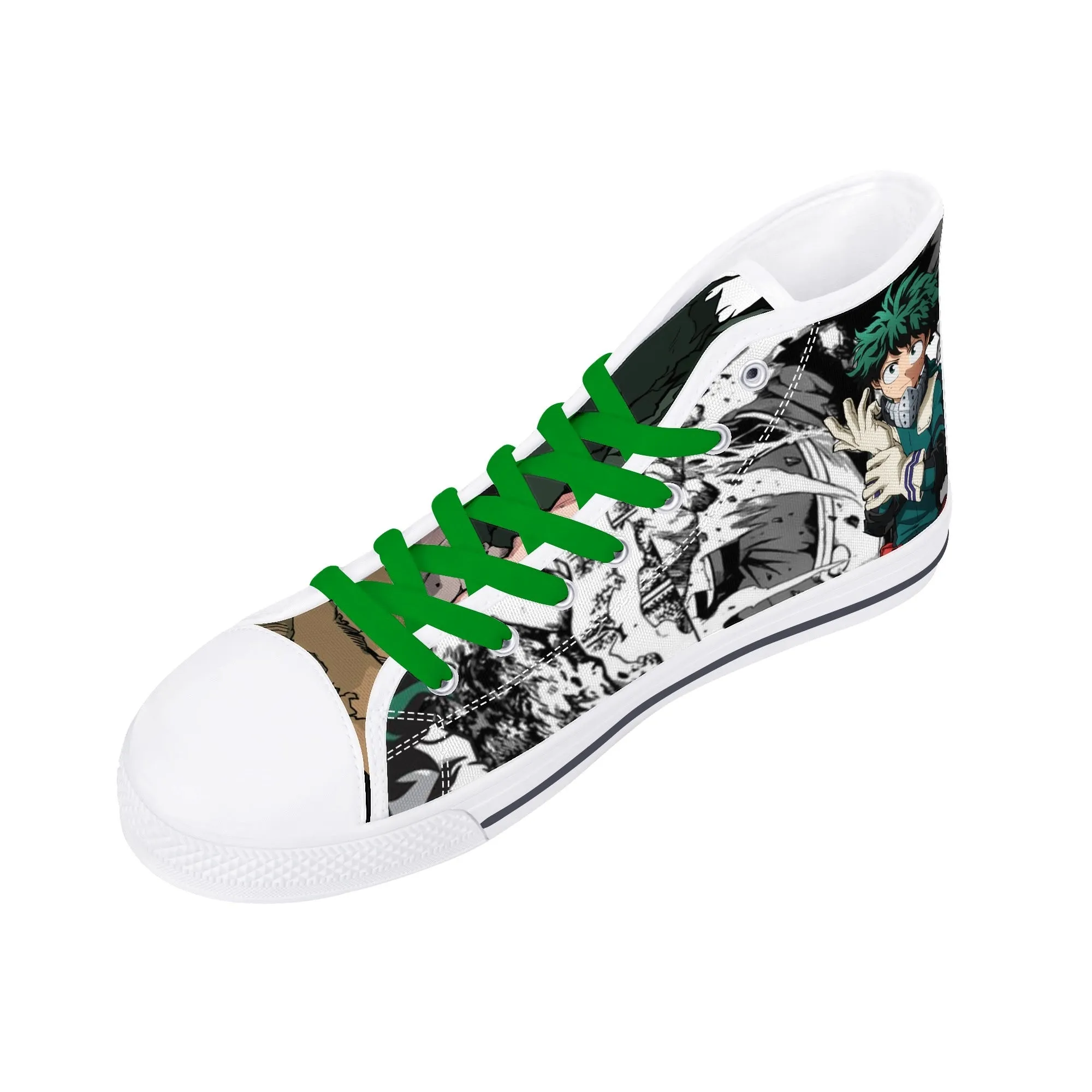 MHA Anime Mens High Top Canvas Shoes