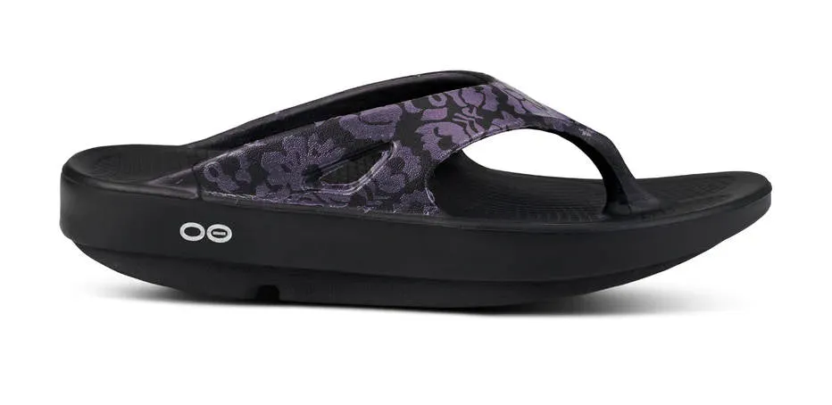 OOFOS Womens OOriginal Sandal Limited Midnight Tropics