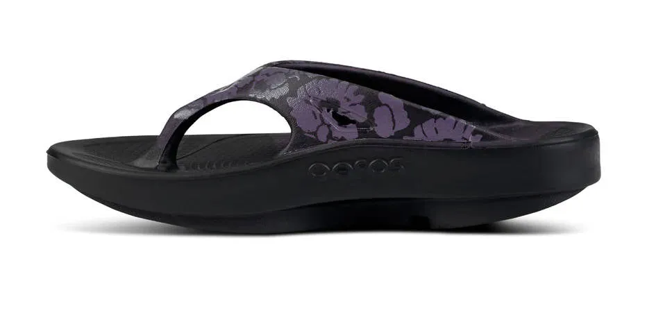 OOFOS Womens OOriginal Sandal Limited Midnight Tropics