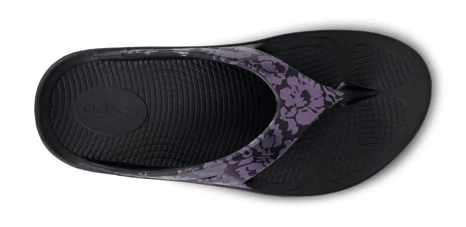 OOFOS Womens OOriginal Sandal Limited Midnight Tropics
