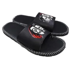 Pampy Angle Printed Slide Flip Flops For Men