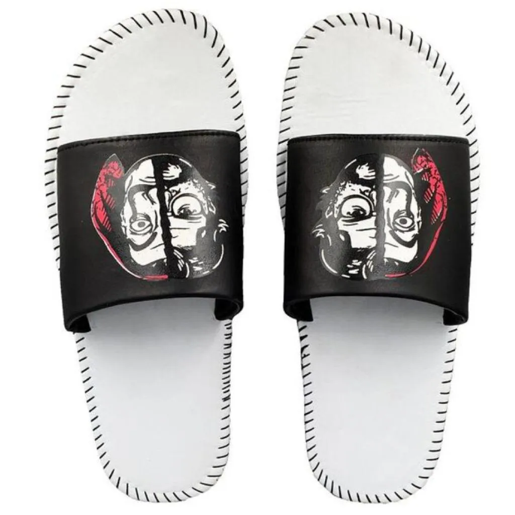 Pampy Angle Printed Slide Flip Flops For Men