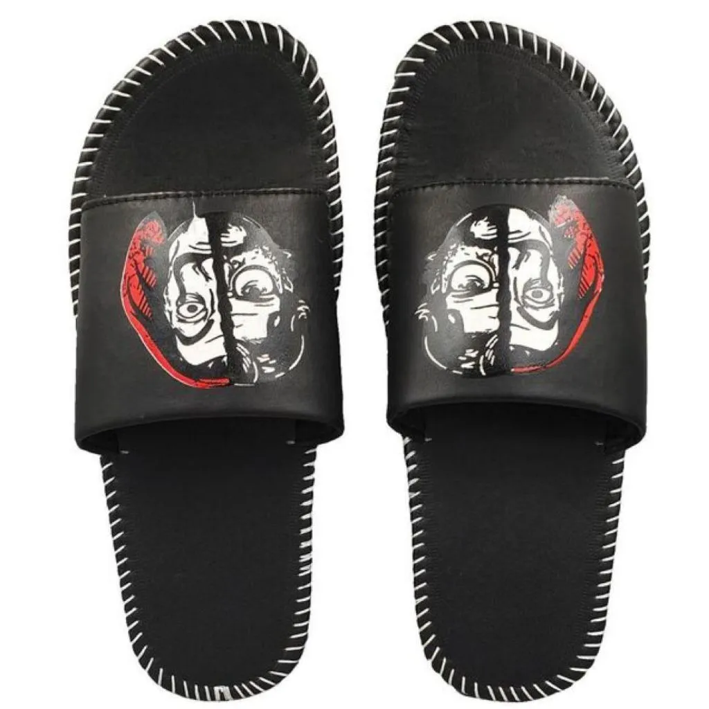 Pampy Angle Printed Slide Flip Flops For Men