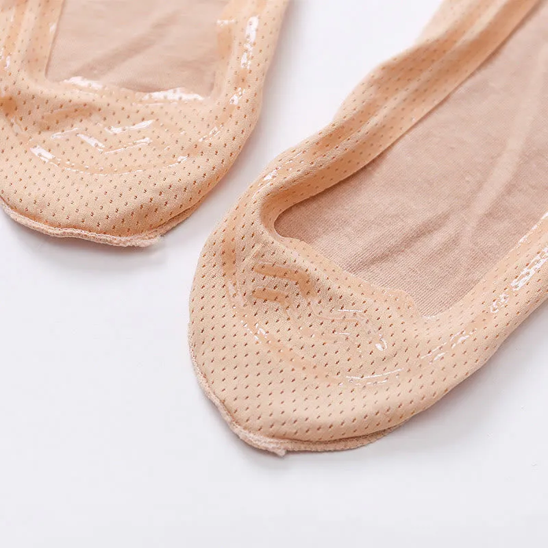 Plus Size Mesh Non Slip No Show Socks(10 Pairs)
