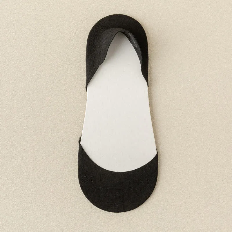 Plus Size Ultra Low No Show Socks(5 Pairs)