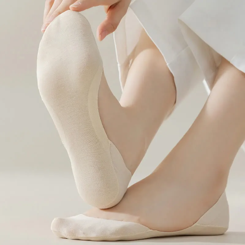 Plus Size Ultra Low No Show Socks(5 Pairs)