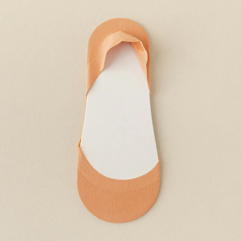 Plus Size Ultra Low No Show Socks(5 Pairs)