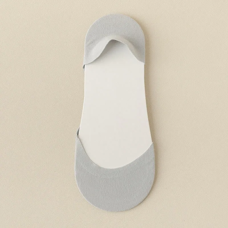 Plus Size Ultra Low No Show Socks(5 Pairs)