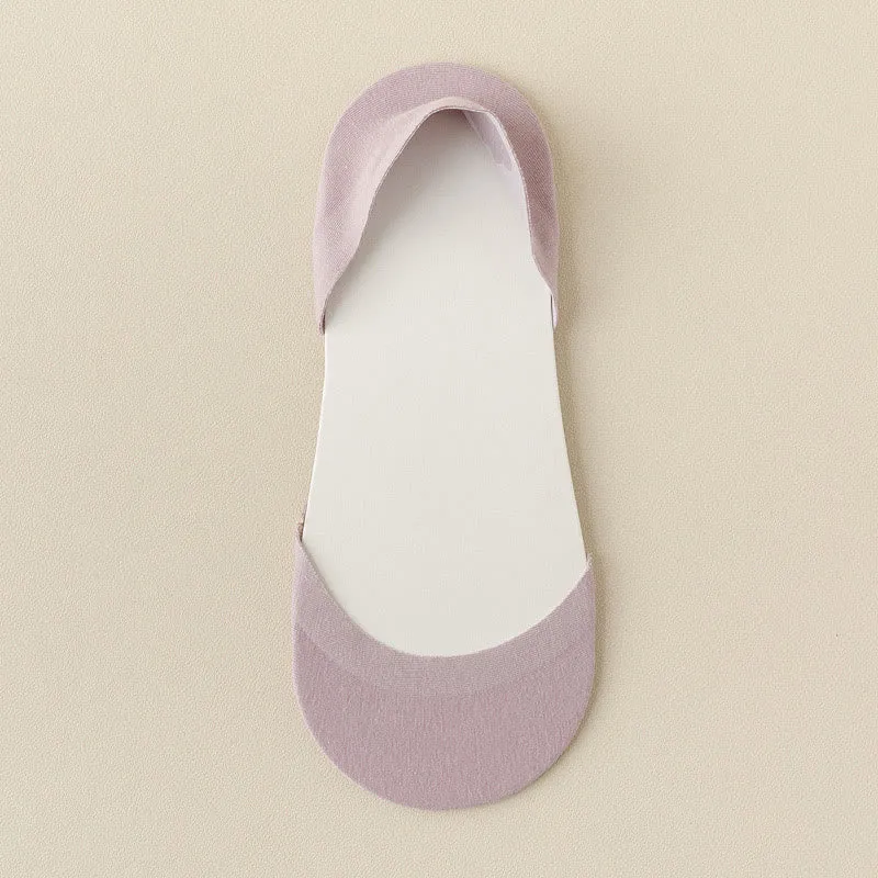 Plus Size Ultra Low No Show Socks(5 Pairs)