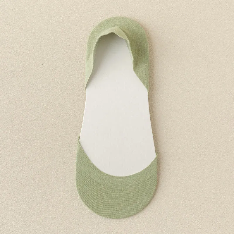 Plus Size Ultra Low No Show Socks(5 Pairs)