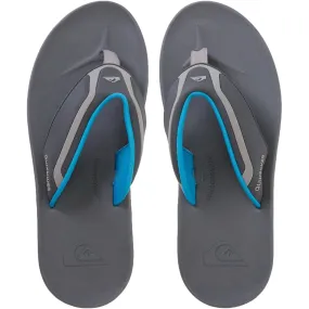 Quiksilver Mens Mathodic Recovery Flip Flops - Grey