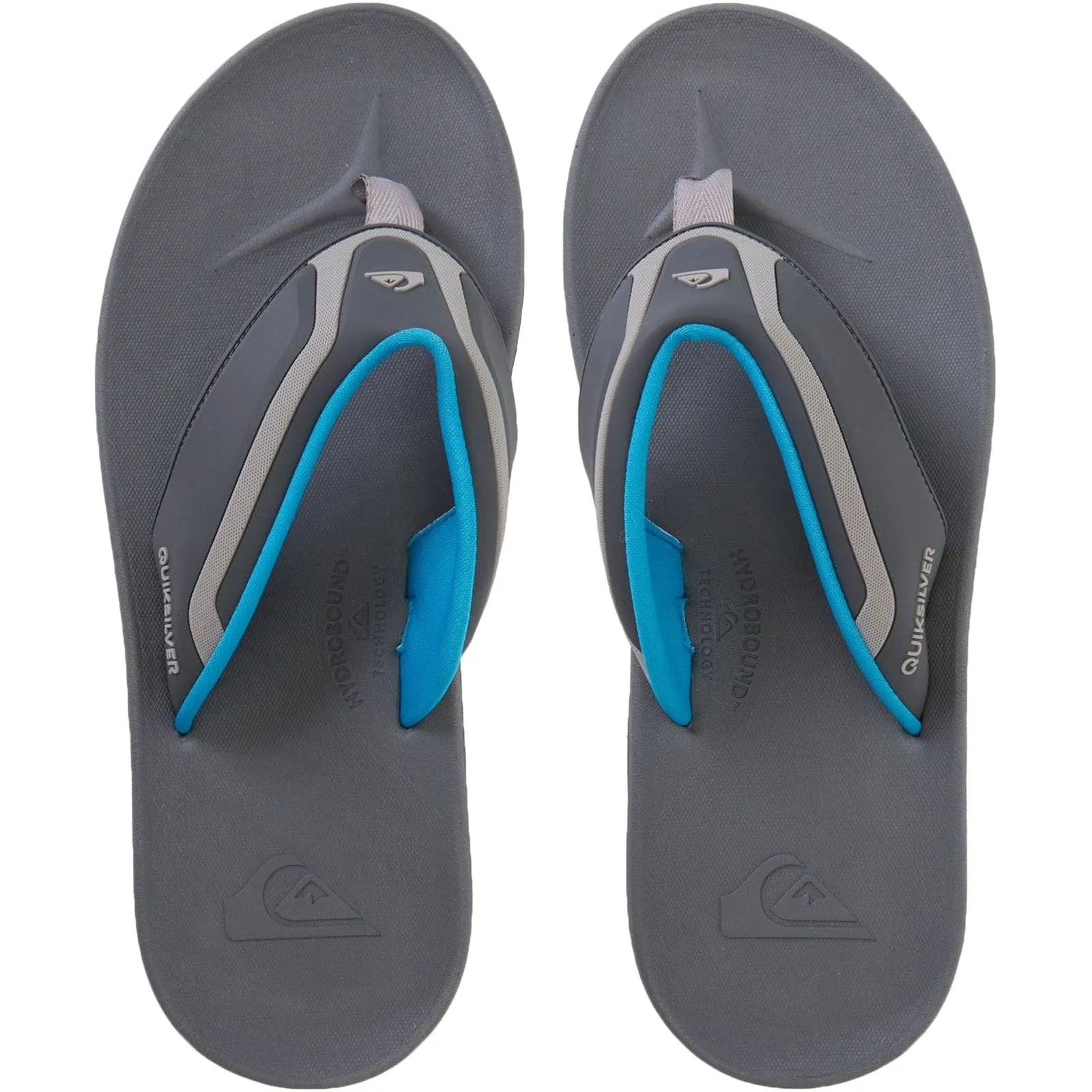Quiksilver Mens Mathodic Recovery Flip Flops - Grey
