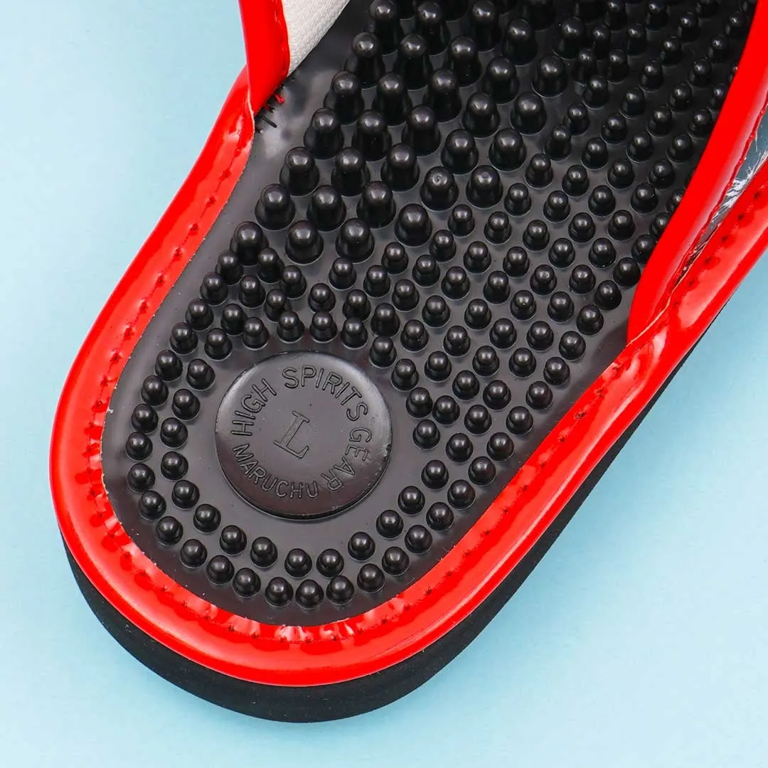 Tokyo Revengers Acupressure Sandals - Red / Large