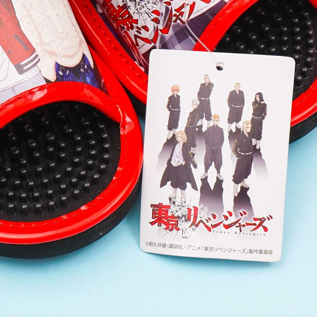 Tokyo Revengers Acupressure Sandals - Red / Large