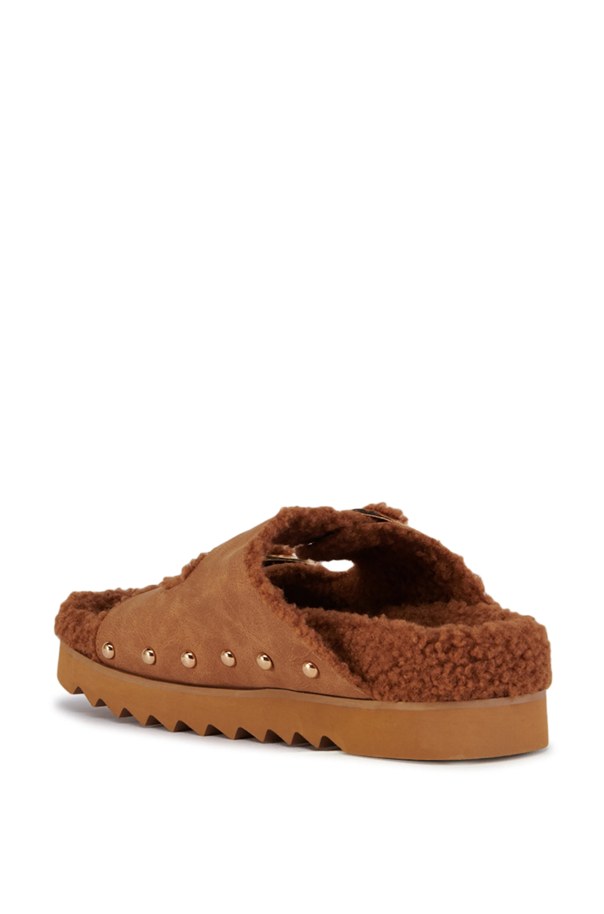 TRESOR-CHESTNUT FLAT SLIPPER