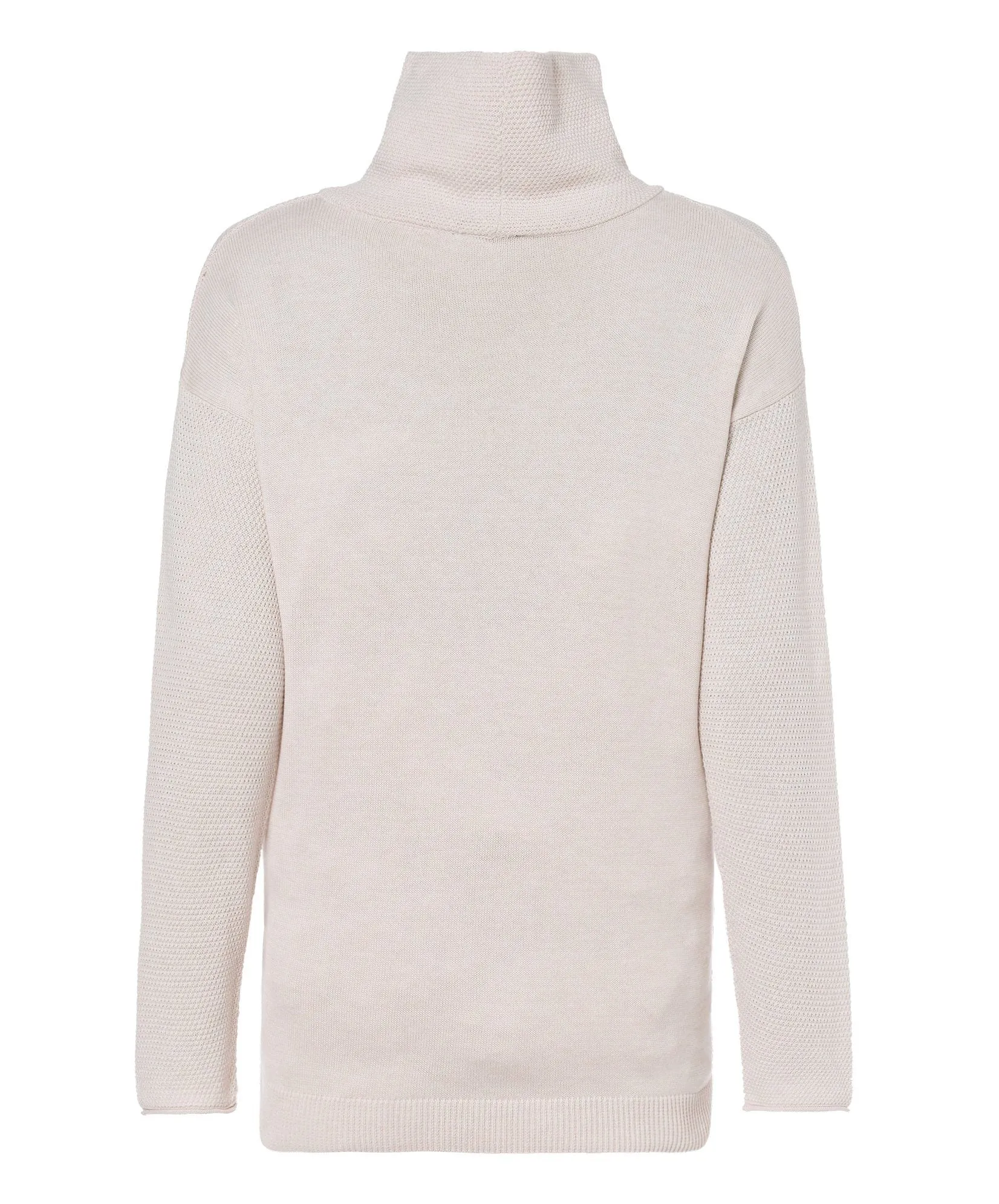 Turtleneck with Eyelets and Ties
