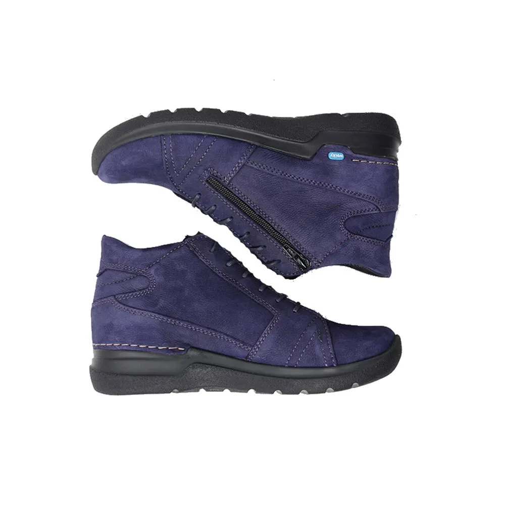 WOLKY WHY ANTIQUE NUBUCK PURPLE - WOMENS