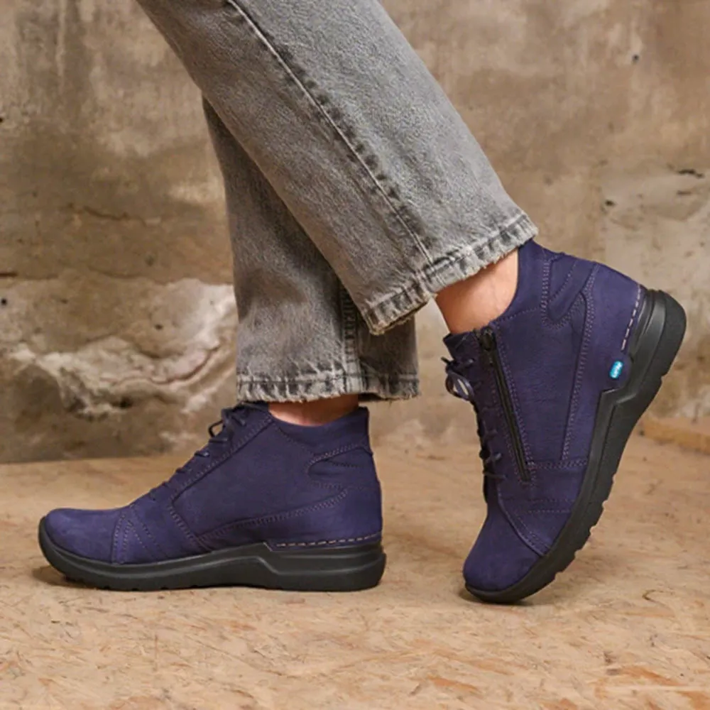 WOLKY WHY ANTIQUE NUBUCK PURPLE - WOMENS
