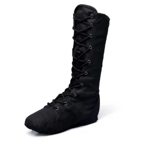 Women's Girl's Canvas Cosplay Dance Boots