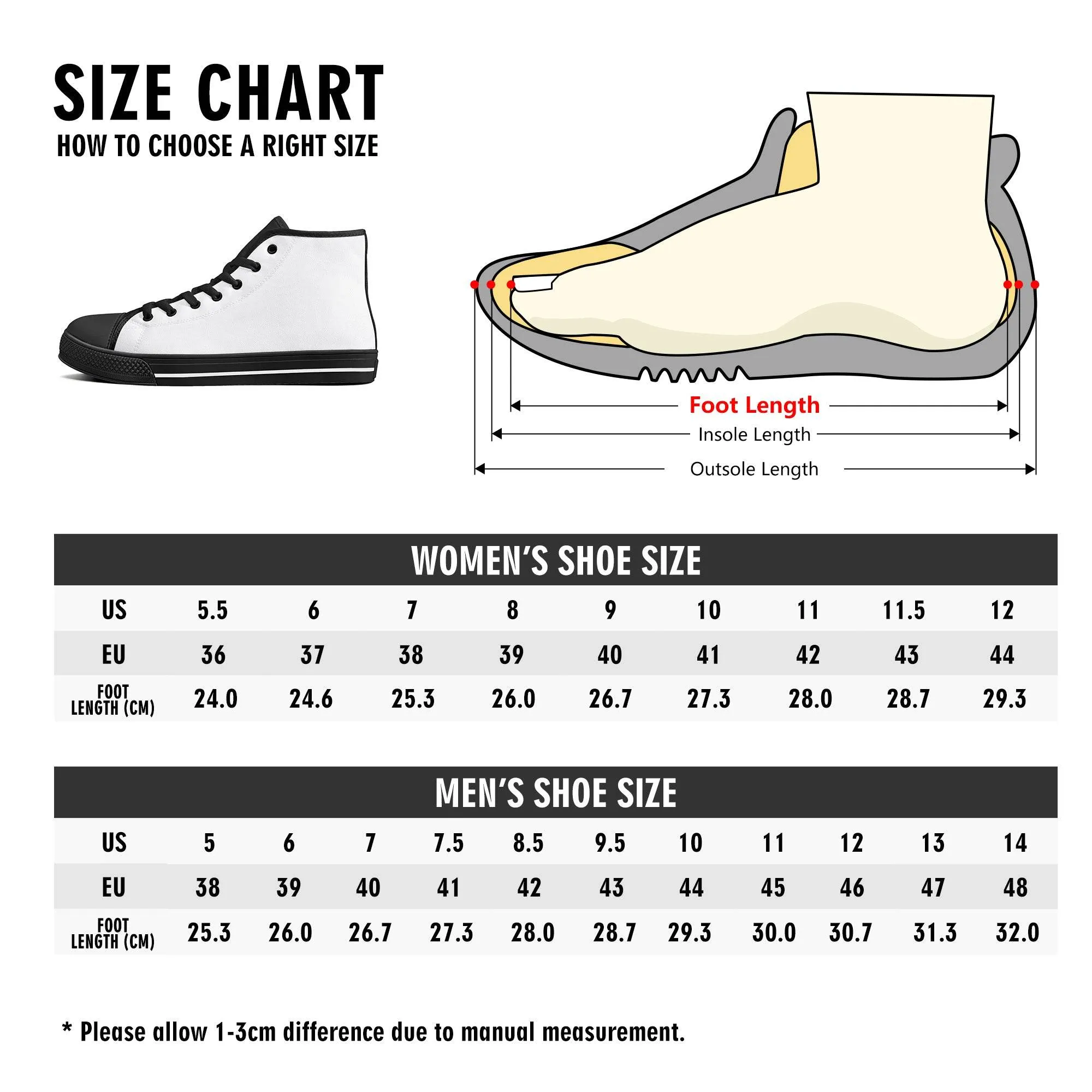 Womens Rubber High Spooky Ghost Canvas Shoes