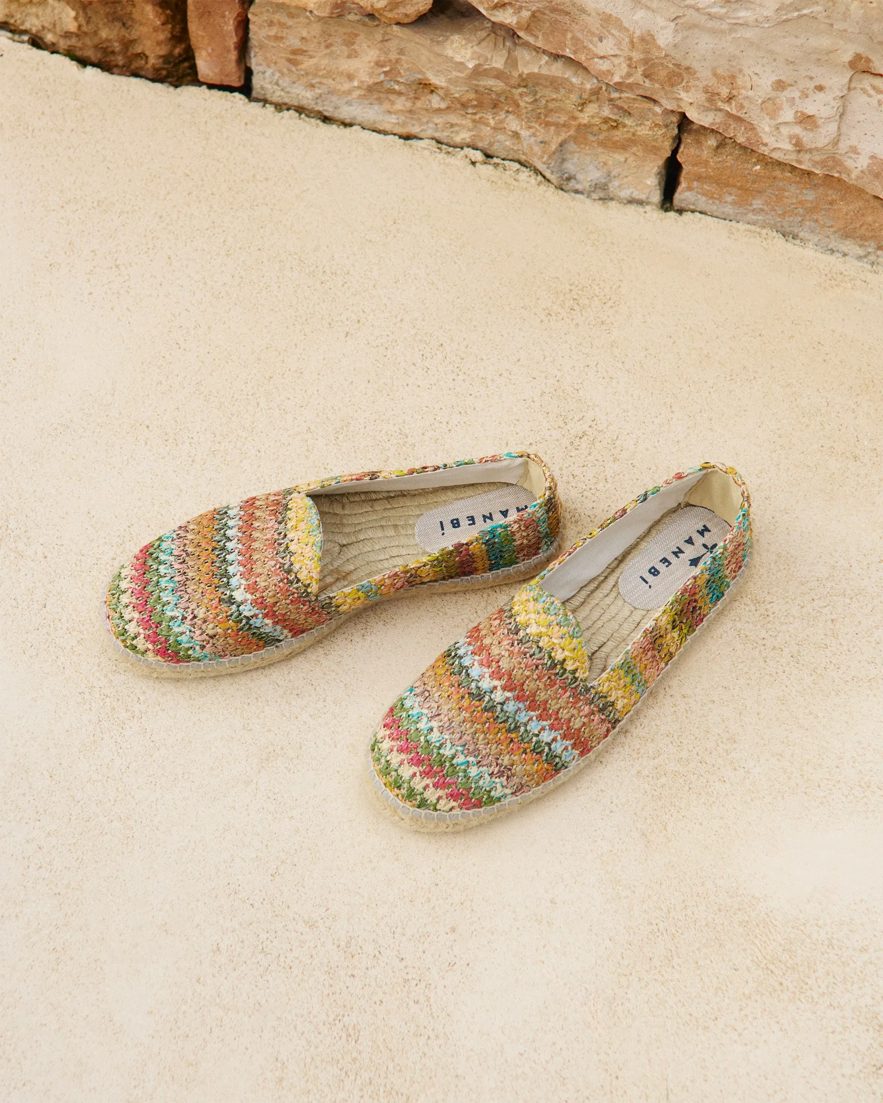 Woven Raffia Espadrilles - H34C0 - Yucatán Multicolor
