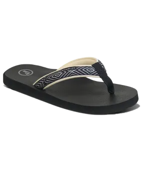 Yogi Flip Flops in Black